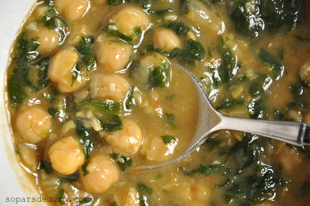 Cigrons amb espinacs