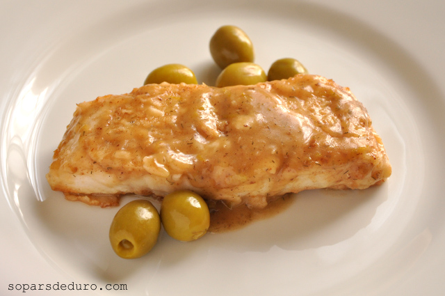 Lluç amb salsa de llima