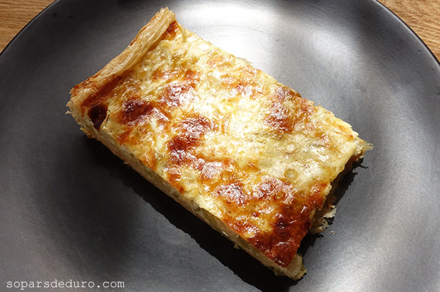 Panada de porros i formatge