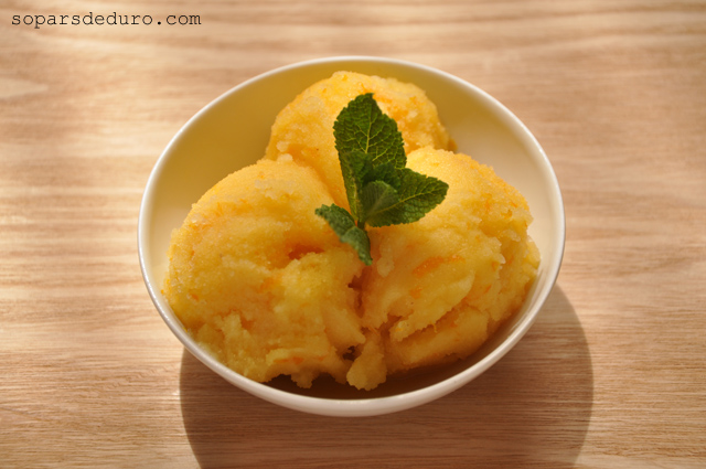 Sorbet de taronja
